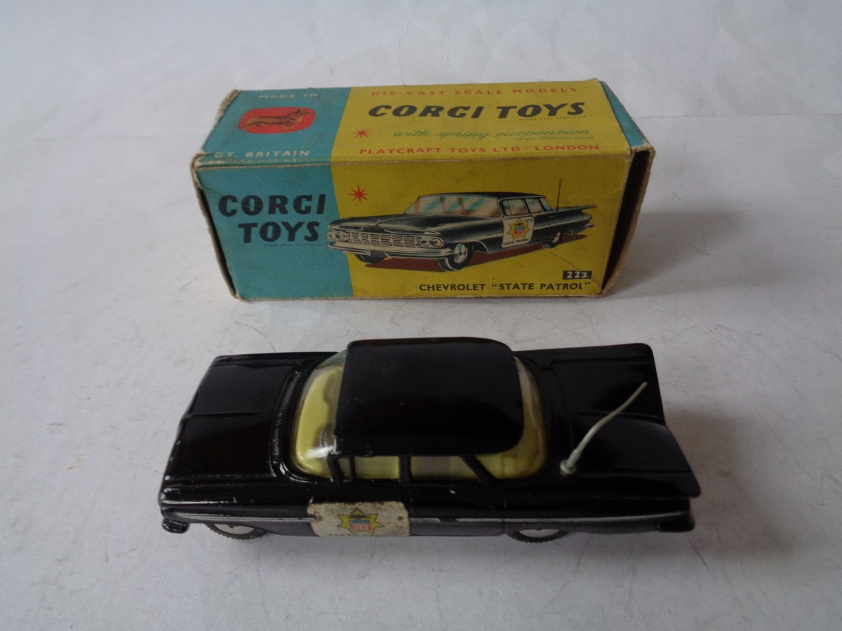 Corgi Toys 223:- Chevrolet State Patrol 1959-65