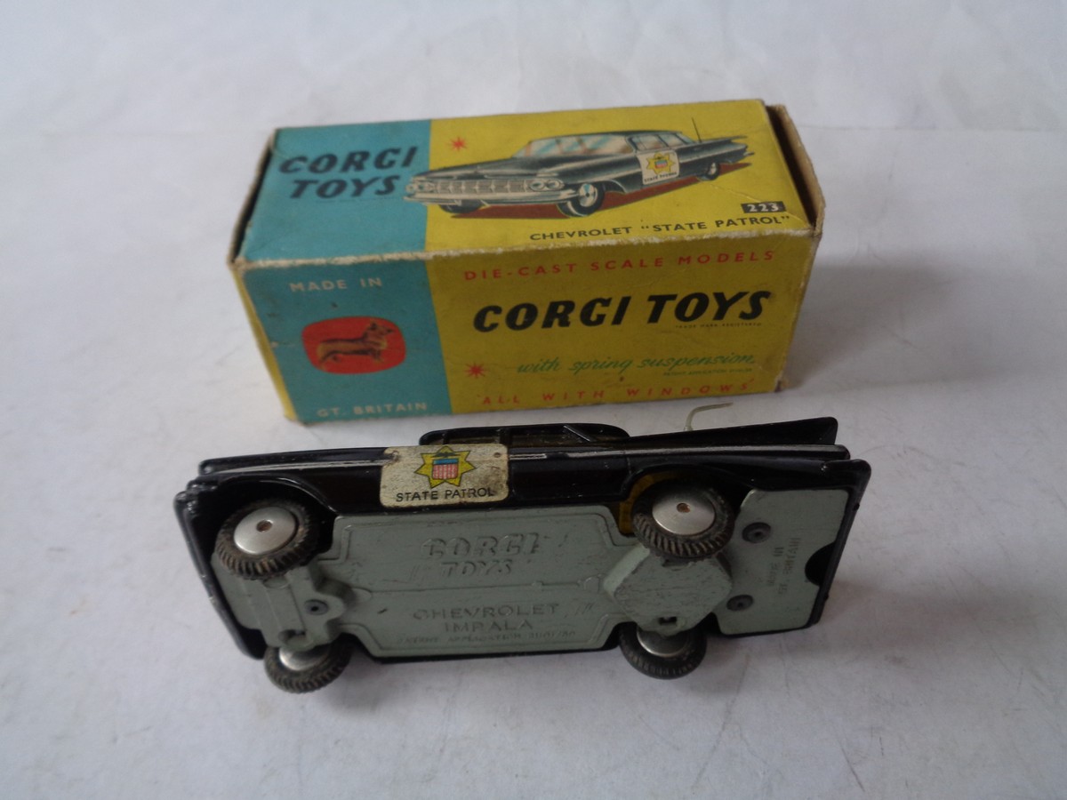 Corgi Toys 223:- Chevrolet State Patrol 1959-65