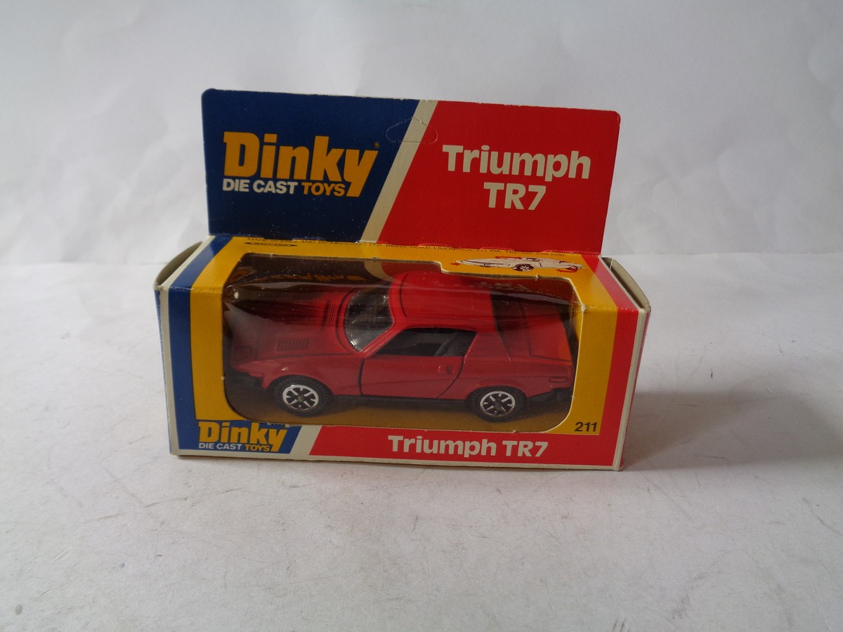 Dinky Toys 211 Triumph TR7 with Box Toy Paradise