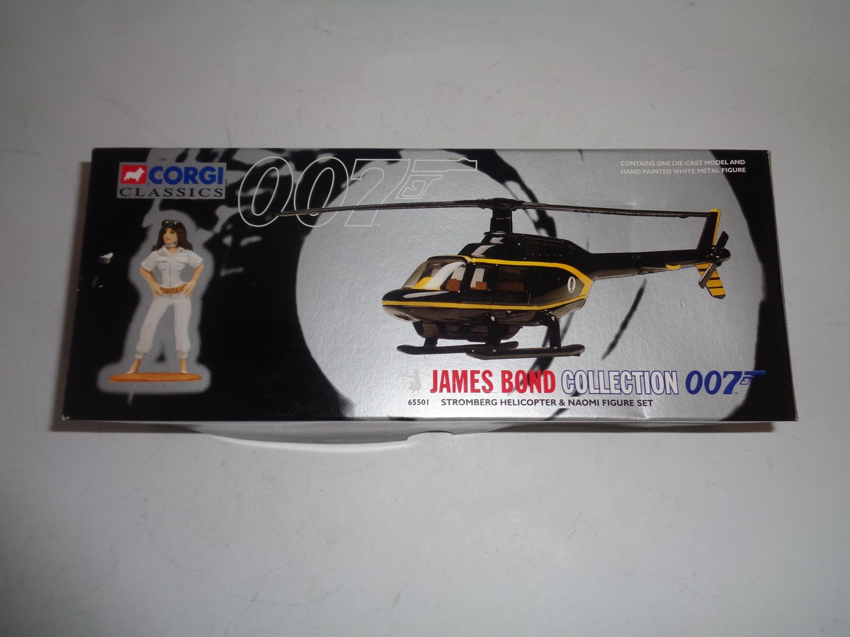 Corgi Classics James Bond 007 Stromberg Helicopter  Naomi Figure in Box -  Toy Paradise