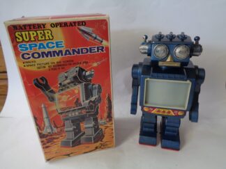 S.H. Horikawa Super Space Commander Robot with Box (battery-operated)