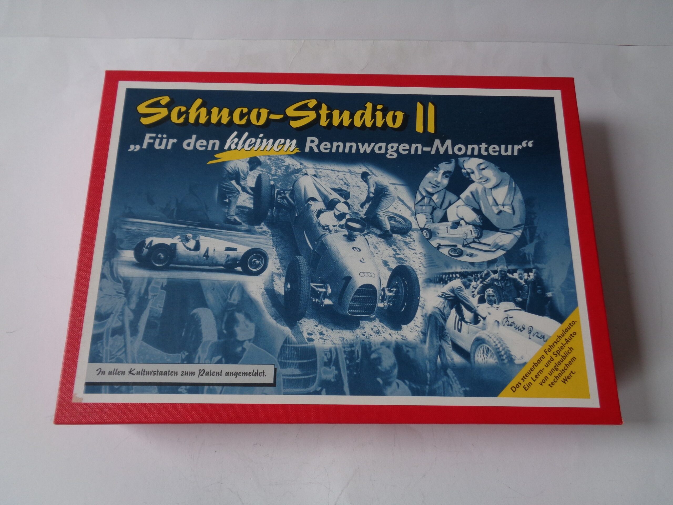 Schuco Studio II Auto Union with Box, Rennwagen-Monteur Set (wind