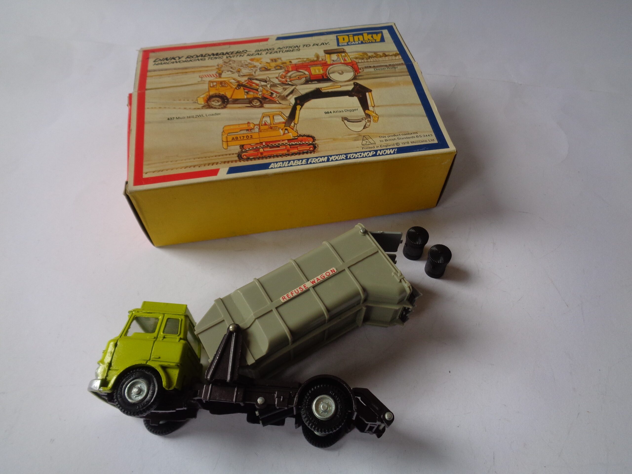 Dinky Toys 978 Refuse Wagon with Box - Toy Paradise