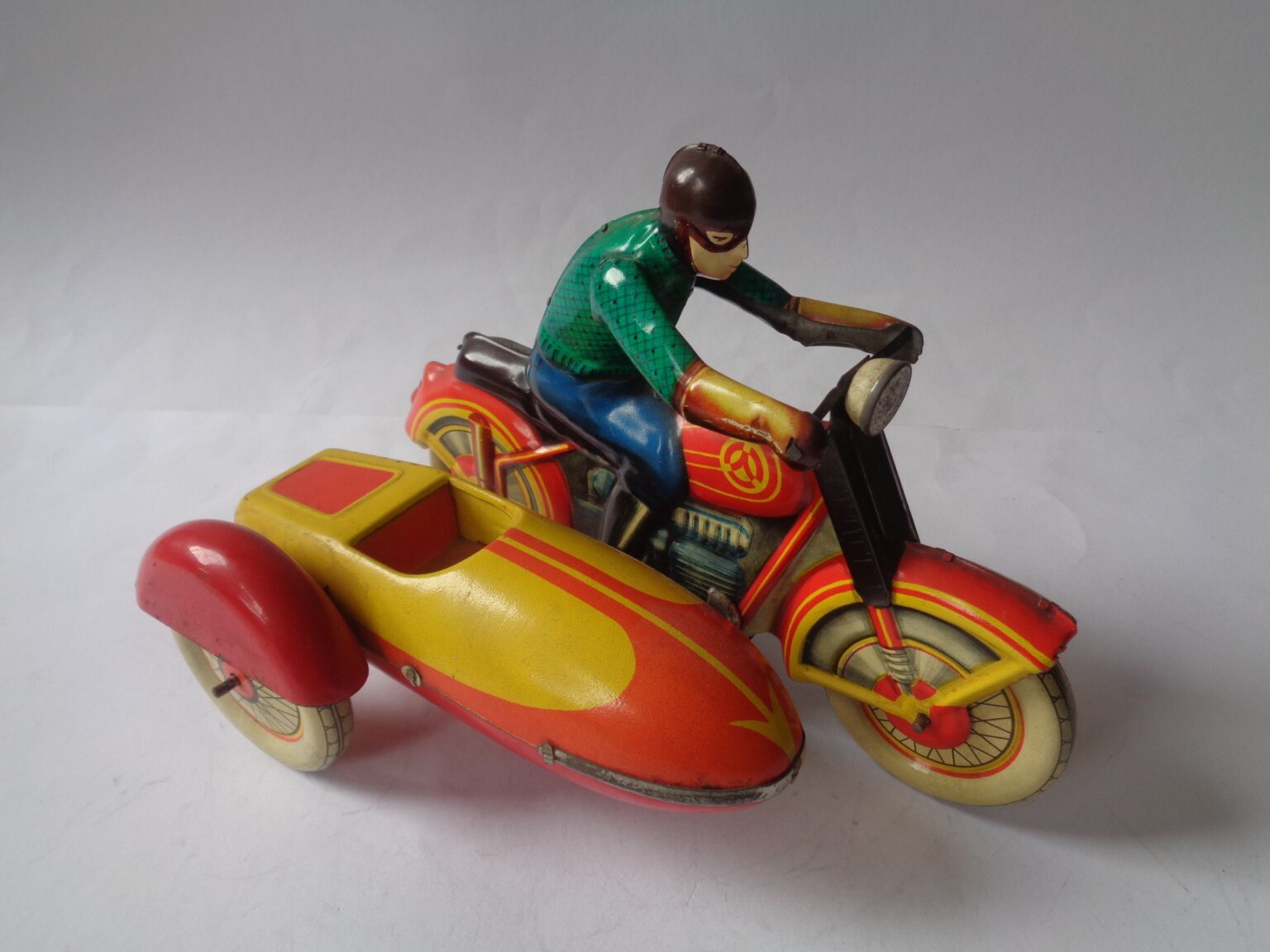LMW Motorcycle with Sidecar (windup) Toy Paradise