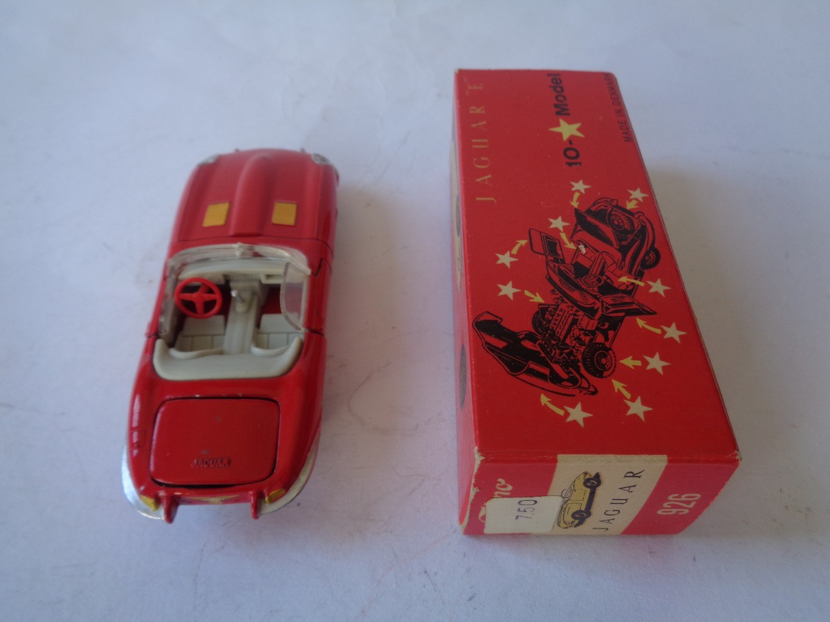 TEKNO 926 JAGUAR TYPE-E CABRIOLET AVEC BELLE BOITE REPRO