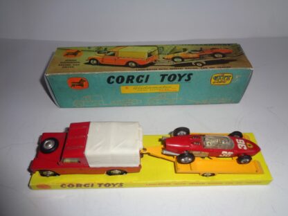 Corgi Toys Gift Set no.17, Landrover with Ferrari Racing Car on Trailer ...