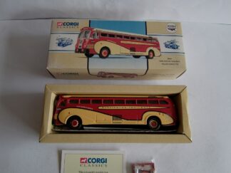 Corgi Classic 98464 Burlington Trailways Yellow Coach 743 in Box