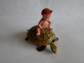 Lehmann 827 Susi Turtle with Baby (wind-up)