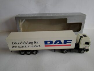 Tekno DAF 95 Truck + Trailer "DAF driving for the stock market" with Box