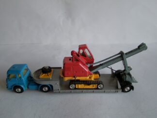 Corgi Toys 1131 Bedford Tractor Unit + Carrimore Machinery Carrier + 1128 Priestman Cub Shovel Set