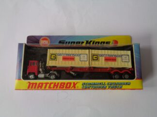 Matchbox Super Kings K-17 Scammell Crusader Container Truck with Box